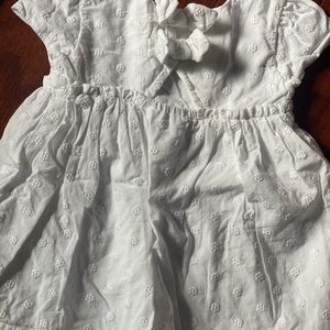 Baby dress 3-6 month Gymboree white dress